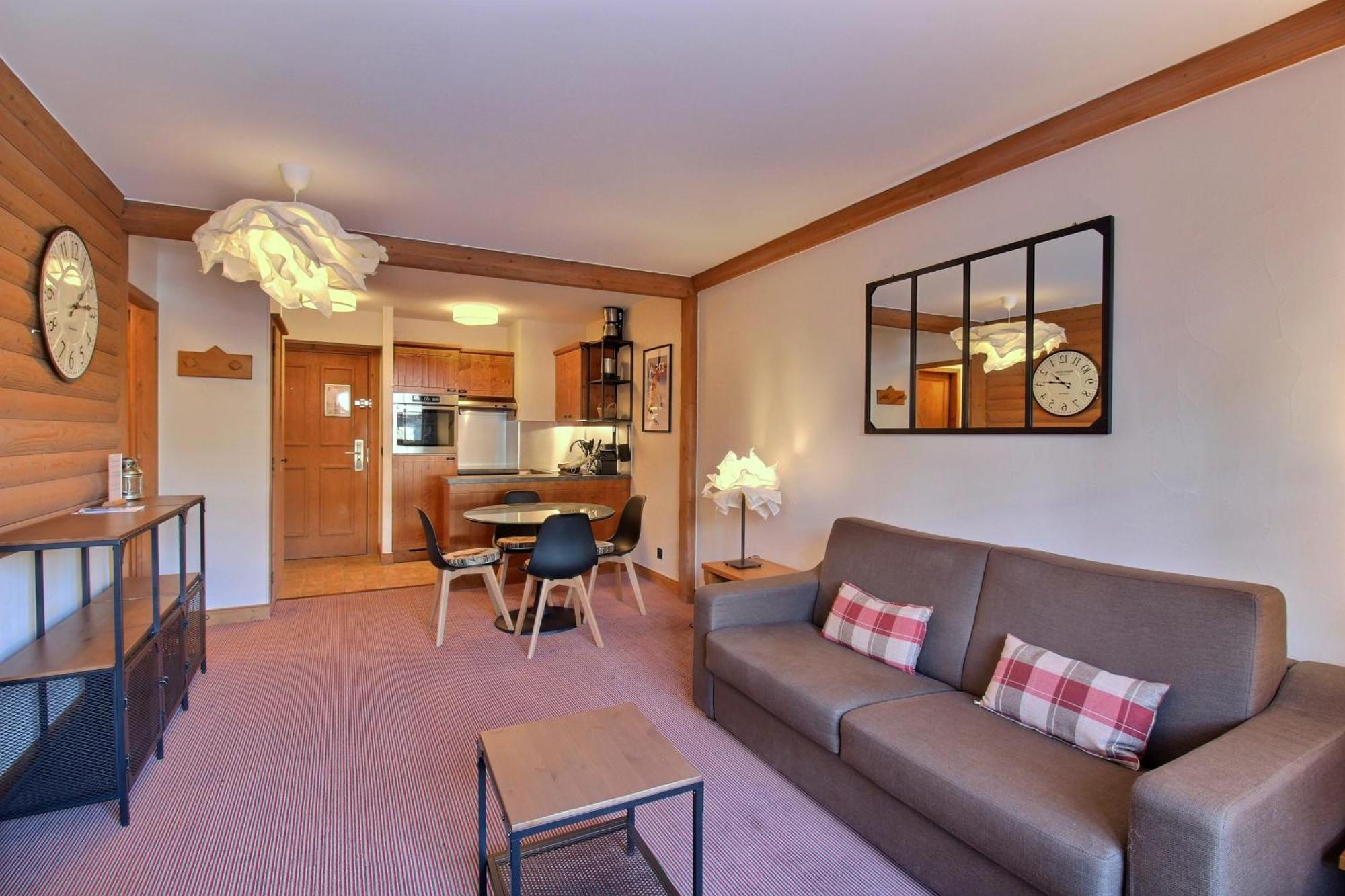 Arc 1950 - Appartement Moderne - Sauna Hammam Jacuzzi - 4 Personnes Les Arcs  外观 照片