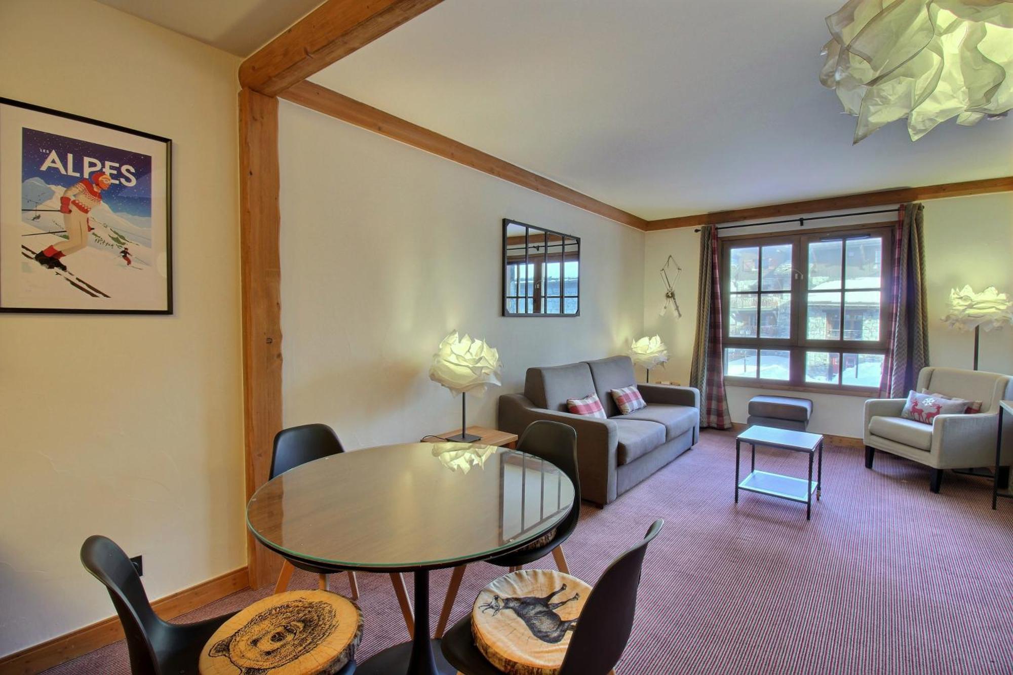 Arc 1950 - Appartement Moderne - Sauna Hammam Jacuzzi - 4 Personnes Les Arcs  外观 照片