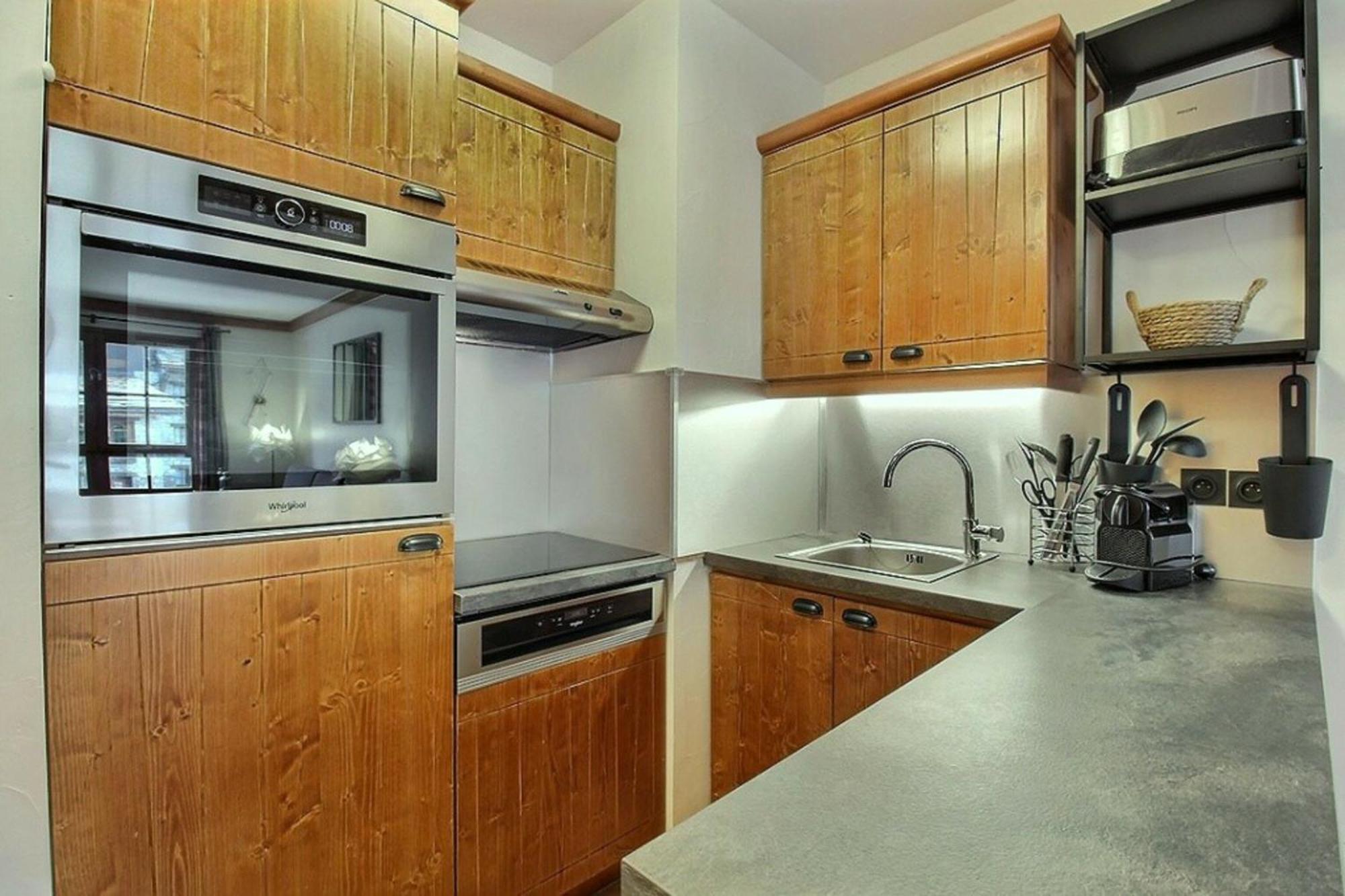 Arc 1950 - Appartement Moderne - Sauna Hammam Jacuzzi - 4 Personnes Les Arcs  外观 照片