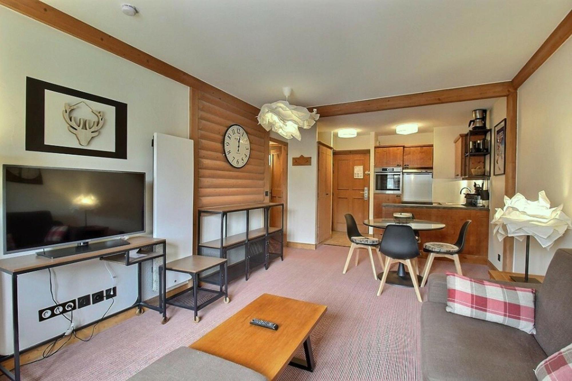 Arc 1950 - Appartement Moderne - Sauna Hammam Jacuzzi - 4 Personnes Les Arcs  外观 照片